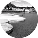Integrate water management with landscape features